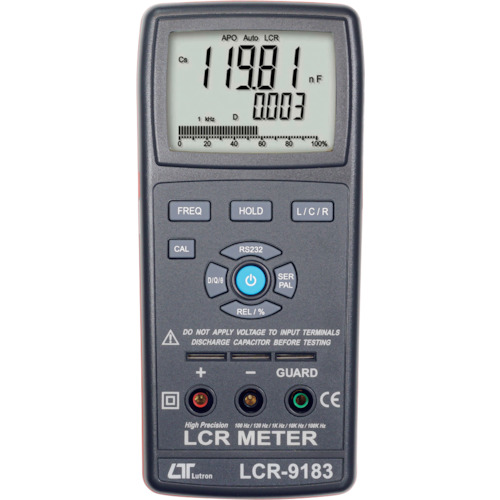 MT方便的智能LCR仪表
方便的智能LCR仪表 LCR-9183