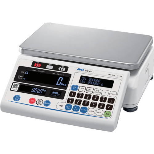 A＆D对计米GC-6K容量6kg x 小可计数器重量为0.2/0.01g，使用JCSS校准 GC6K-00J00