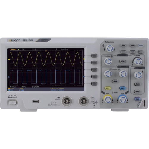 OWON [每次估计] SDS1000系列数字示波器200MHz，2ch
台式示波器 SDS1202