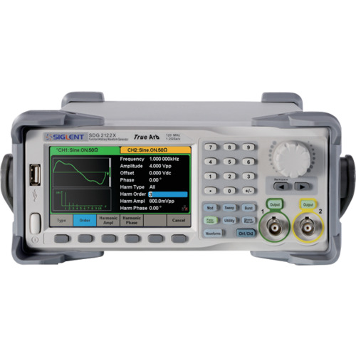 辅助[每次估计]任意波形/函数发生器SDG2122X（120MHz，2CH）
波形生成器 SDG2122X