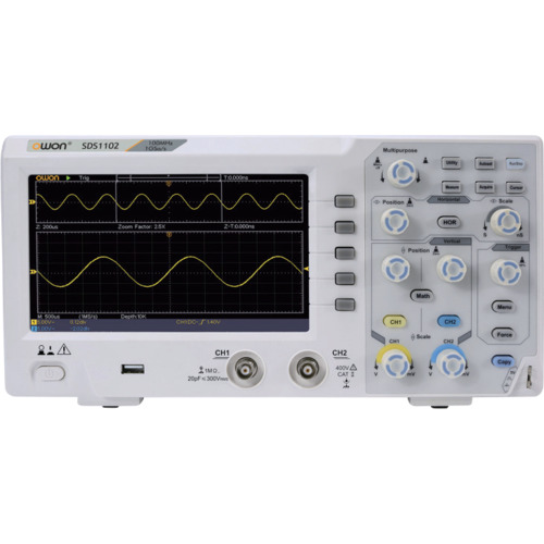 OWON [每次引用] SDS1000系列数字示波器100MHz，2CH
台式示波器 SDS1102