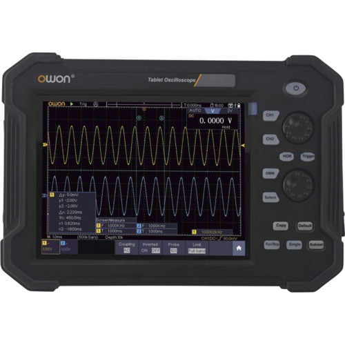 owon [每次引用]平板电脑/示波器（TAO3102A，100MHz，2CH）
平板电脑示波器 TAO3102A