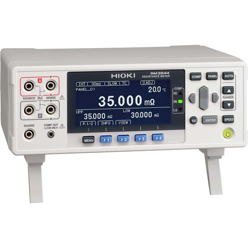 ＨＩＯＫＩ　抵抗计（ＥＸＴ　Ｉ／Ｏ・ＲＳ－２３２Ｃ・ＵＳＢ付）　３点书类付　
RESISTANCE METER RM3544-01SYORUI3TENTUKI