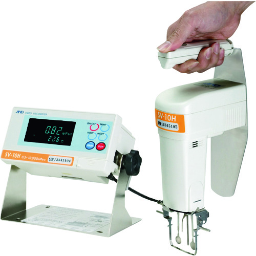 A＆D调音叉振动类型VISCOMETER SV-H系列方便的SV类型显示范围：0.3-10,000 MPA ・S
正弦波vibro粘度计 SV10H