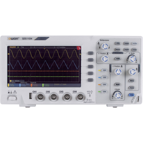 OWON [每次估计] SDS1000系列数字示波器100MHz，4CH
台式示波器 SDS1104