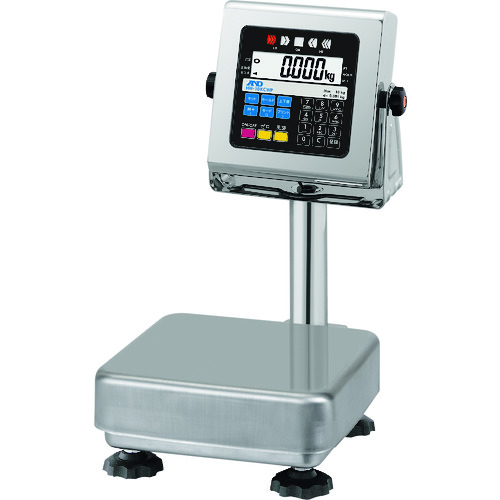 A＆D防尘和防水平台秤，具有HV-15KCWP-K 5th Ward认证产品
平台比例 HV15KCWP-K-05N00