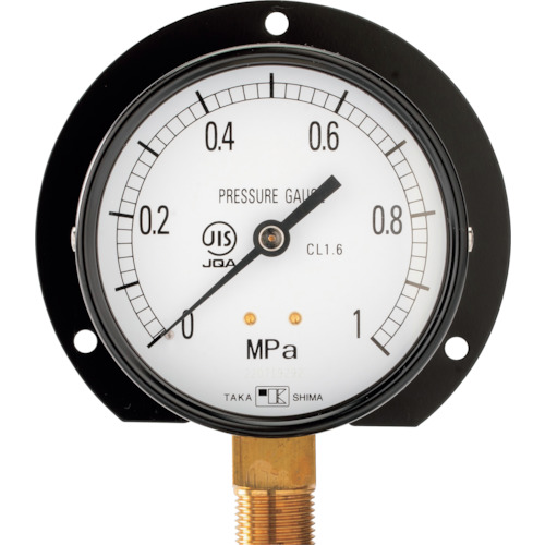 takashima塑料压力表（B框架垂直类型，&phi;75）压力范围0.0-4 MPa G3/8 [1223140]
压力计 1223140