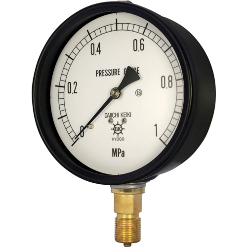 Daiichi Instrument Manufacturing        。，密封压力表（铝制外壳），SUS，A型，R1/2，&phi;100，用于蒸汽，3.5MPA MPG-946A-3.5-M