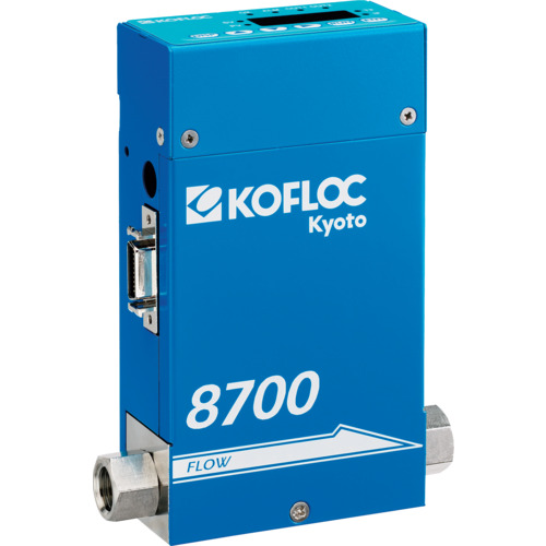 带有显示模型8750系列的kofloc质量流量控制器/仪表 8750MC-O-RC3/8-O2-50SLM-20