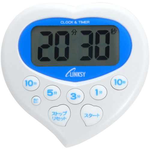 链接海洋滴水厨房计时器心形欢乐计时器lt801wm白色蓝色
数字计时器 LT801WM