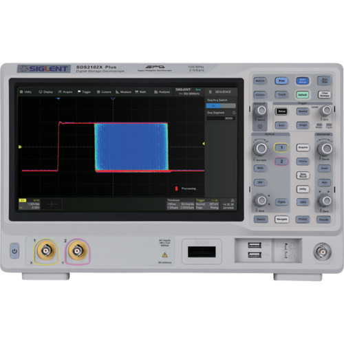 siglent [每次引用]示波器示波器sds2102x plus（100MHz，2ch）
台式示波器 SDS2102X PLUS