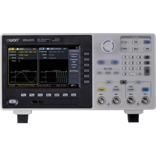OWON [每次估计]任意波形/函数发生器（XDG2035，35MHz，2CH）
波形生成器 XDG2035