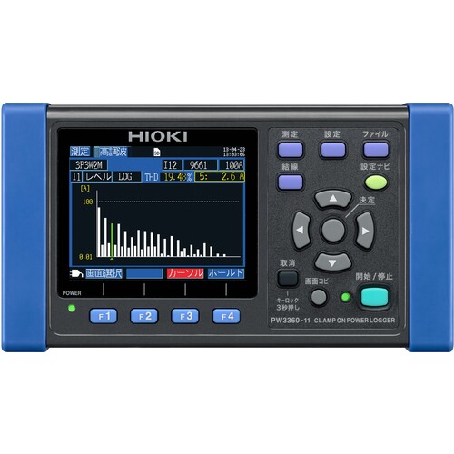 带有三分文档的Hioki夹具电源记录仪
电源记录器上的夹具 PW3360-11SYORUI3TENTUKI