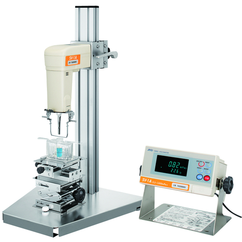 A＆D调音叉振动类型VISCOMETER SV-A系列SV类型显示范围：0.3-1000MPA s
调谐叉vibro粘度石 SV1A