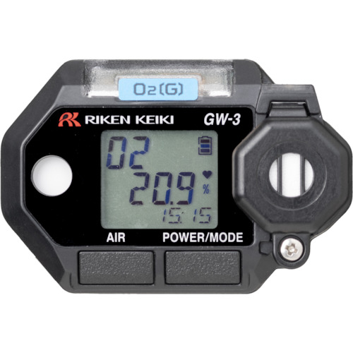 Riken Watch Type（可穿戴）氧气浓度仪GW-3（O2）（带有可追溯性证书） GW-3 00 X2000