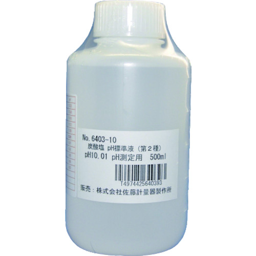 Sato碳酸盐pH标准溶液500 mL pH 10.01（6403-10）
校准介质 6403-10