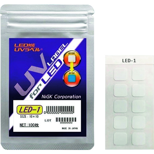 NIHON OIL GIKEN LED兼容紫外线标签
紫外线标签 LED-1