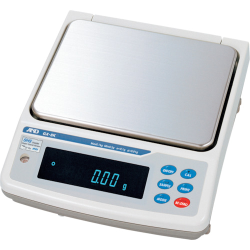 [停产] A＆D通用电子平衡的内置重量用于校准0.01g/8.1kg
电子平衡 GX8K