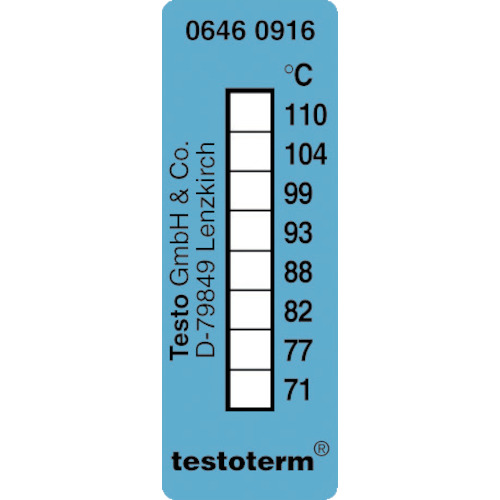 Testo温度计胶带
温度计条 0646.0916 +71-+110