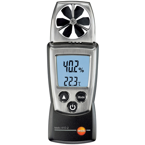 Testo Vane型风速计测试410-2，带风速和温度校准文档 0560 4102X3013X1001