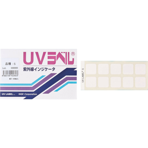 Nichiotsu Giken UV标签中等灵敏度
紫外线标签 UV-M