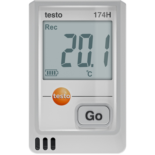 testo温度和湿度数据记录仪（USB）Testo 174H（白色） 0572 1741 01