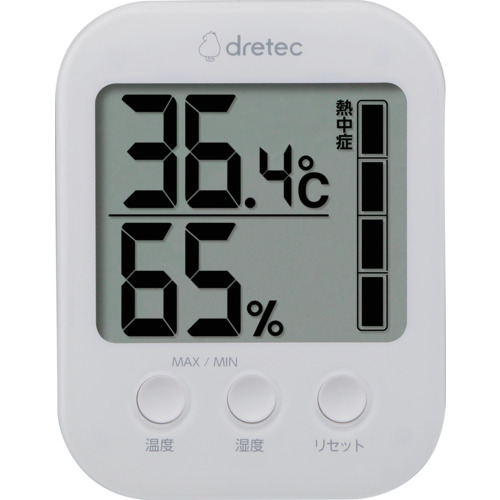 Dretec数字热/湿度计&ldquo; MOSFI&rdquo;白色
数字热水计 O-401WT