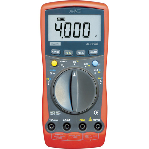 [中断] A＆D数字万用表
数字万用表 AD-5518BP