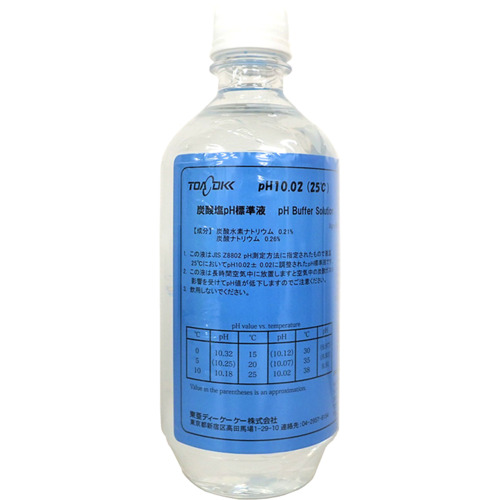 蟾蜍pH 10.02标准解决方案500ml瓶 143F195