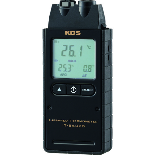 ＫＤＳ　赤外线放射温度计５５０ＶＤ　
Infrared Thermometer IT-550VD