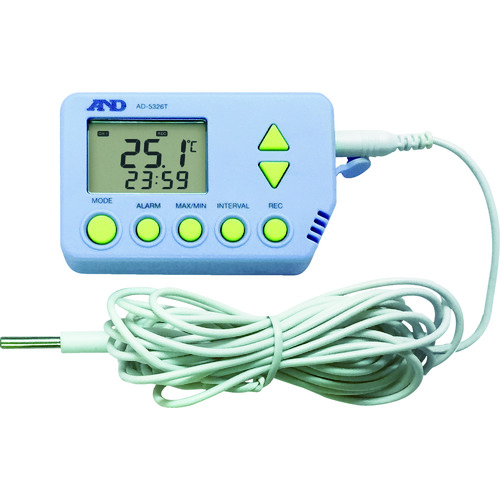A＆D数字温度数据记录仪（带外部温度传感器）AD-5326TT
热数据记录仪 AD-5326TT