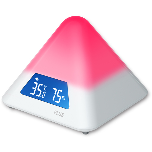 ＰＬＵＳ　温湿度计　５３８１６２）温湿度ＬＥＤアラームＡＴ－ＴＨ０３　
Thermo-Hygrometer AT-TH03