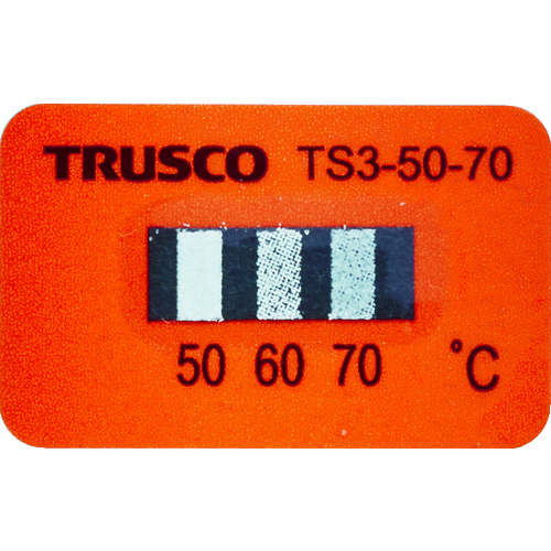         Trusco温度密封3点显示不可逆的50℃至70℃（40张）
温度 TS3-50-70
