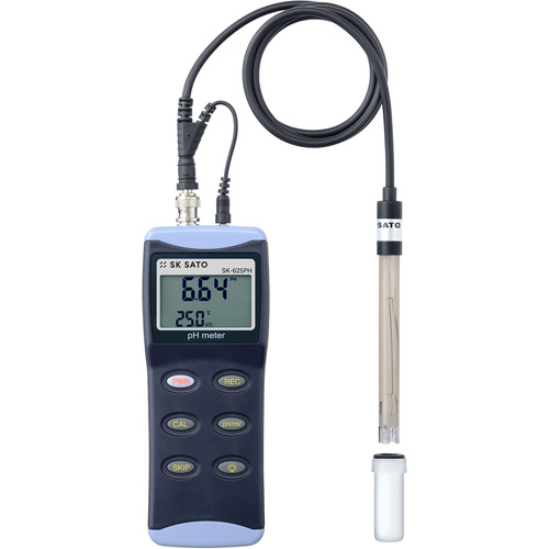 Sato方便的pH仪表SK-625PH（带标准传感器PHP-31）6440-00
方便的型数字pH仪表 SK-625PH