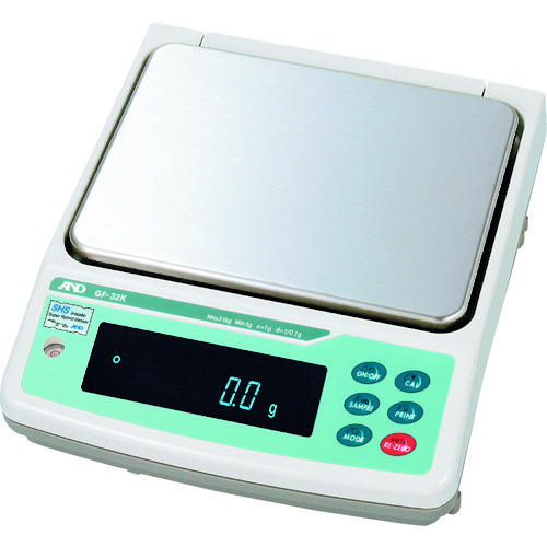 [停产] A＆D通用电子平衡智能范围（1G/0.1G）/31kg
电子平衡（GF-K类型） GF32K