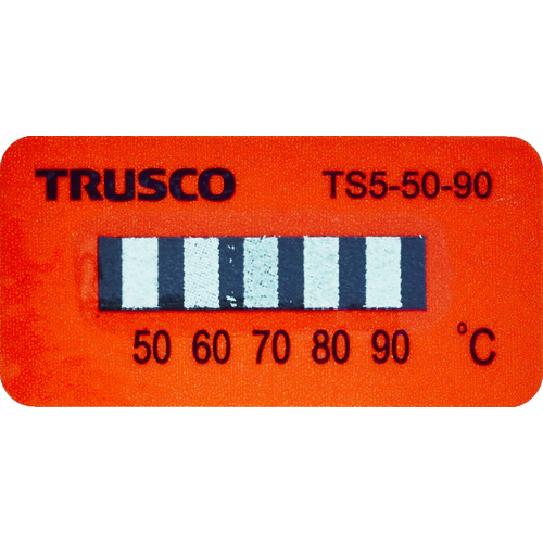         Trusco温度密封5点显示不可逆的50℃至90℃（40张）
温度 TS5-50-90