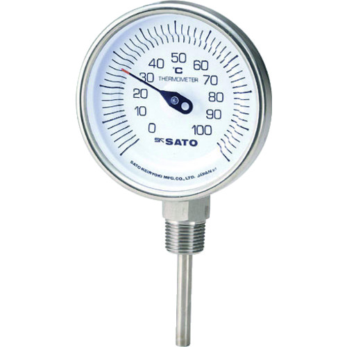 SATO Bimetal温度计BM-S-90S 0-100&deg;C 200L（2030-46）
BM-S-90S系列双重温度计（库存项目） BM-S-90S-10