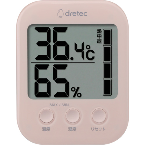         Dretec数字热磷仪粉红色
数字热水计 O-401PK