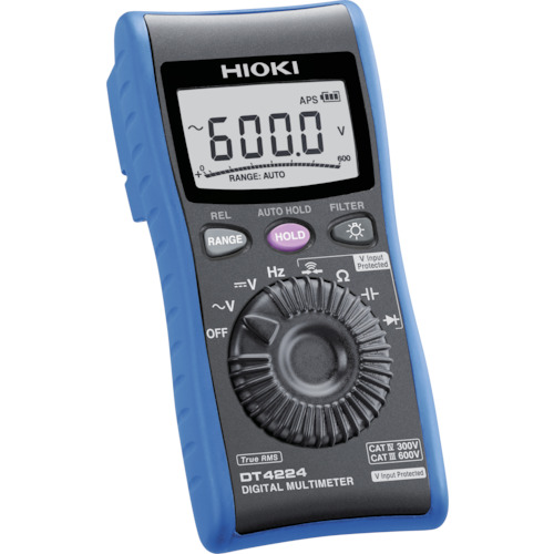 [中断] Hioki数字万用表DT4224与Trayser
数字万用表 DT4224TRACETUKI