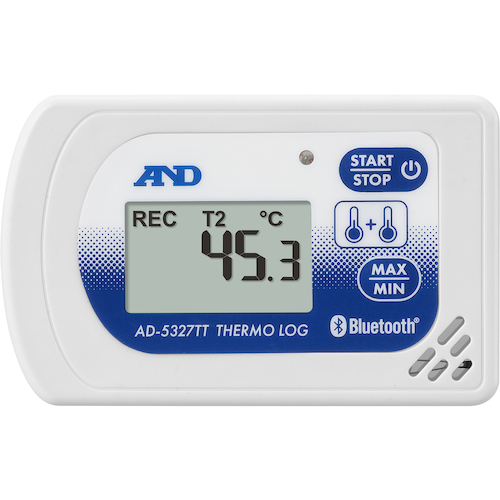 A＆D BLE温度2CH数据记录器SAMOROG AD-5327TT
热杂种数据记录仪 AD-5327TT