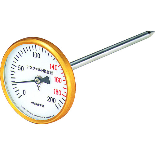 佐藤沥青温度计（2150-20）
沥青的双金属温度计 2150-20