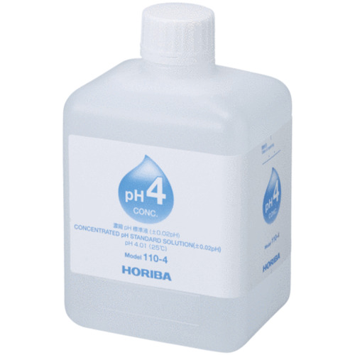 Horiba浓缩pH标准解决方案110-4 500ml
＃110-4：冷凝pH标准解决方案500ml 3200043626
