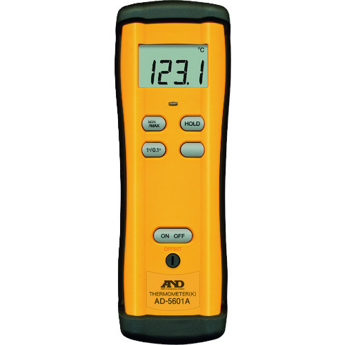 A＆D热电偶温度计（K型）AD5601A通用（ISO）校准（检查报告 +可追溯性系统）
k-thermo-couple温度计 AD5601A-00A00