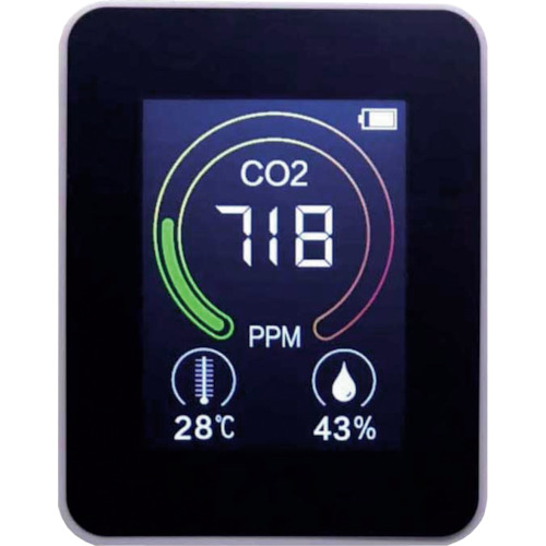 Crecer二氧化碳浓度表
（二氧化碳）密度计 CO2R-100