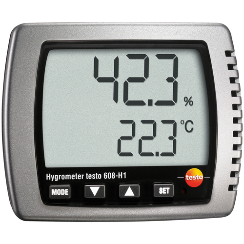 Testo桌面温度和湿度计Testo 608-H1，具有温度和湿度校准文档 0560 6081X2005