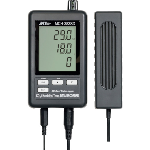 MT数据记录仪温度和湿度/大气压二氧化碳
数据记录器温度，湿度，压力和二氧化碳 MCH-383SD