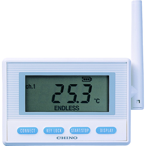 带有内置温度传感器热电阻的奇诺无线记录仪带有监视功能发射器模型
记录器 MD8000-N00