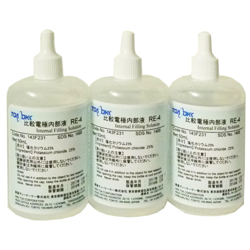 ＴＯＡＤＫＫ　比较电极内部液ＲＥ－４　５０ｍｌ（３本） 0BG00011