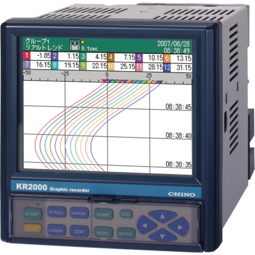 Chino KR2000系列图形录音机
图形记录器 KR2161-N0A