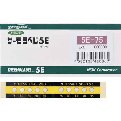 Nichio Giken Thermo标签5点显示室外类型不可逆的170度
Thermo标签5E 5E-170